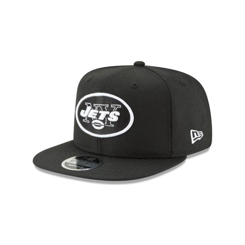 NFL New York Jets High Crown 9Fifty Snapback (AOW0659) - Black New Era Caps